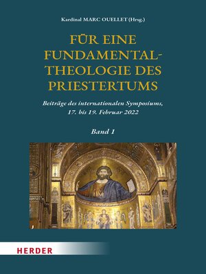 cover image of Für eine Fundamentaltheologie des Priestertums, Bd. 1